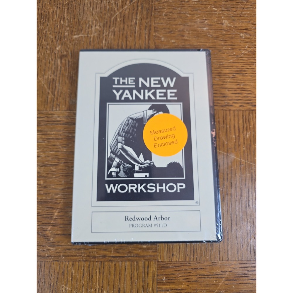 The New Yankee Workshop "Redwood Arbor" DVD Program #511D - NEW w/ Drawings